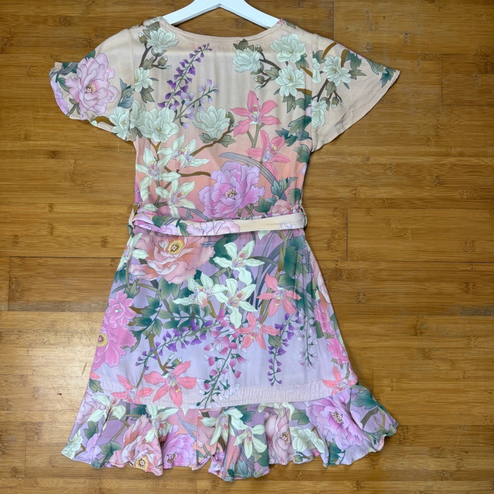 Spell & The Gypsy Womens Mini Dress Boho Floral Size XS Ethereal Festival - Picture 4 of 12
